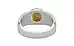 Sterling Silver Ceylon Yellow Sapphire Ring Rare Quality (R10)