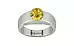 Sterling Silver Ceylon Yellow Sapphire Ring Rare Quality (R10)