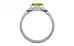 Sterling Silver Ceylon Yellow Sapphire Ring Rare Quality (R10)