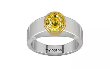 GoldCollet Ceylon Yellow Sapphire Ring Rare Quality (R10)