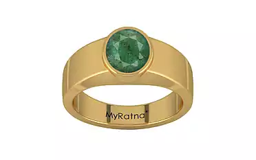 Gold Emerald Ring Fine Quality (R10)