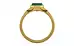 Gold Emerald Ring Fine Quality (R10)