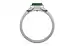 GoldCap Emerald Ring Fine Quality (R10)