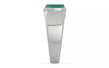 Sterling Silver Emerald Ring Limited Quality (R10)
