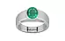 Sterling Silver Emerald Ring Limited Quality (R10)
