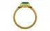 Gold Emerald Ring Limited Quality (R10)