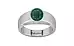Sterling Silver Emerald Ring Prime Quality (R10)