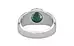 Sterling Silver Emerald Ring Prime Quality (R10)