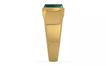 Gold Emerald Ring Prime Quality (R10)