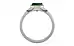 GoldCap Emerald Ring Prime Quality (R10)