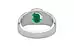 Sterling Silver Emerald Ring Rare Quality (R10)