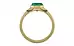 Ashtadhatu Emerald Ring Rare Quality (R10)