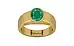Gold Emerald Ring Rare Quality (R10)