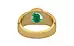 Gold Emerald Ring Rare Quality (R10)