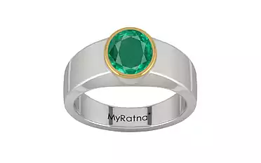GoldCap Emerald Ring Rare Quality (R10)