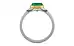 GoldCollet Emerald Ring Rare Quality (R10)