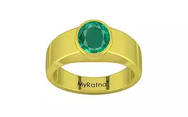 Panchdhatu Emerald Ring Rare Quality (R10)