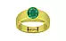Panchdhatu Emerald Ring Rare Quality (R10)
