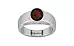 Sterling Silver Hessonite Garnet Ring Fine Quality (R10)