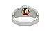 Sterling Silver Hessonite Garnet Ring Limited Quality (R10)