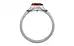Sterling Silver Hessonite Garnet Ring Limited Quality (R10)