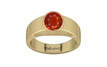 Ashtadhatu Hessonite Garnet Ring Limited Quality (R10)