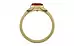 Ashtadhatu Hessonite Garnet Ring Limited Quality (R10)