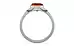 GoldCap Hessonite Garnet Ring Limited Quality (R10)