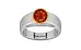 GoldCap Hessonite Garnet Ring Limited Quality (R10)
