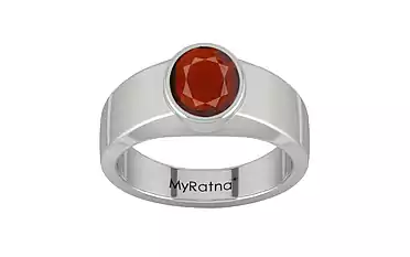 Sterling Silver Hessonite Garnet Ring Prime Quality (R10)