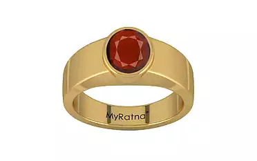 Gold Hessonite Garnet Ring Prime Quality (R10)