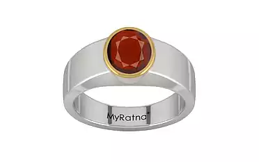 GoldCap Hessonite Garnet Ring Prime Quality (R10)