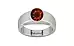 Sterling Silver Hessonite Garnet Ring Rare Quality (R10)