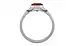 Sterling Silver Hessonite Garnet Ring Rare Quality (R10)