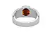 Sterling Silver Hessonite Garnet Ring Rare Quality (R10)