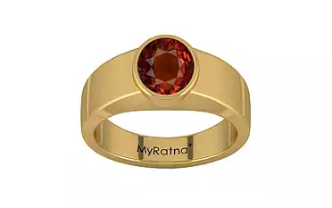 Gold Hessonite Garnet Ring Rare Quality (R10)