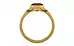 Gold Hessonite Garnet Ring Rare Quality (R10)