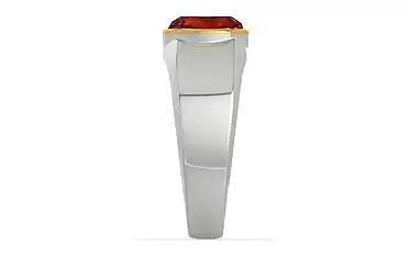GoldCap Hessonite Garnet Ring Rare Quality (R10)