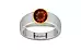 GoldCap Hessonite Garnet Ring Rare Quality (R10)