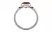 GoldCap Hessonite Garnet Ring Rare Quality (R10)