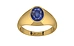 Gold Thailand Blue Sapphire Ring Fine Quality (R12)
