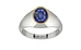 Goldcap Thailand Blue Sapphire Ring Fine Quality (R12)