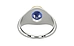 Goldcap Thailand Blue Sapphire Ring Fine Quality (R12)