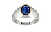 Goldcap Thailand Blue Sapphire Ring Limited Quality (R12)