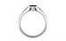 Sterling Silver Thailand Blue Sapphire Ring Prime Quality (R12)