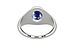 Sterling Silver Thailand Blue Sapphire Ring Prime Quality (R12)