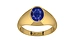 Gold Thailand Blue Sapphire Ring Prime Quality (R12)