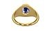Gold Thailand Blue Sapphire Ring Prime Quality (R12)