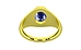 Panchdhatu Thailand Blue Sapphire Ring Prime Quality (R12)
