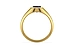 Gold Thailand Blue Sapphire Ring Rare Quality (R12)